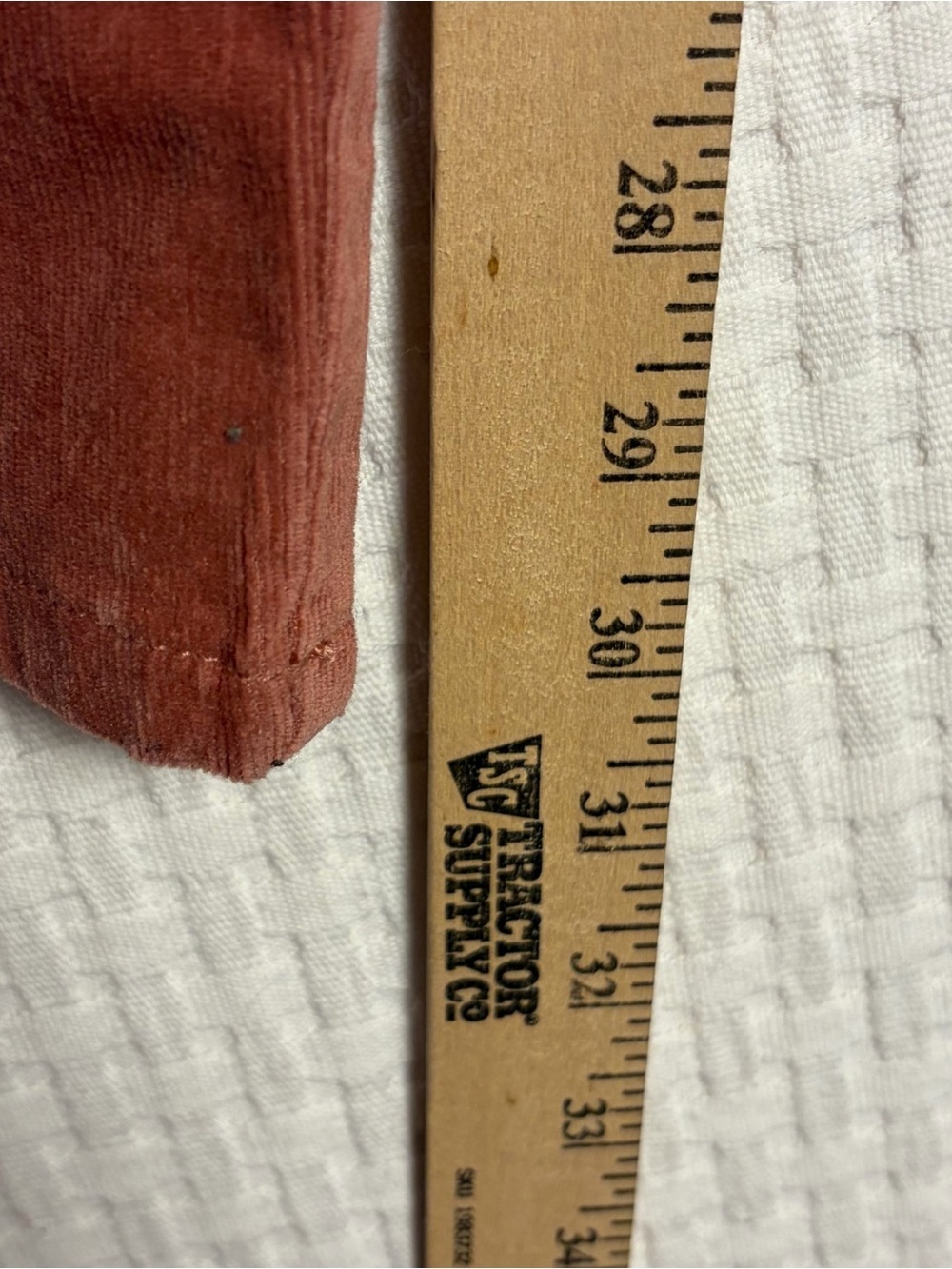 NEW Chelsea & Violet Barrel Corduroy Jeans Pants Coral Cotton Pockets Size 30 - Picture 11 of 12